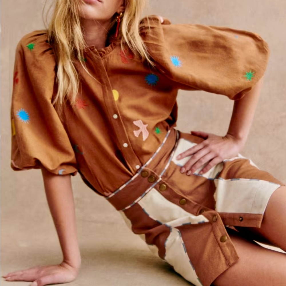 Sezane x Pangea Anton Blouse